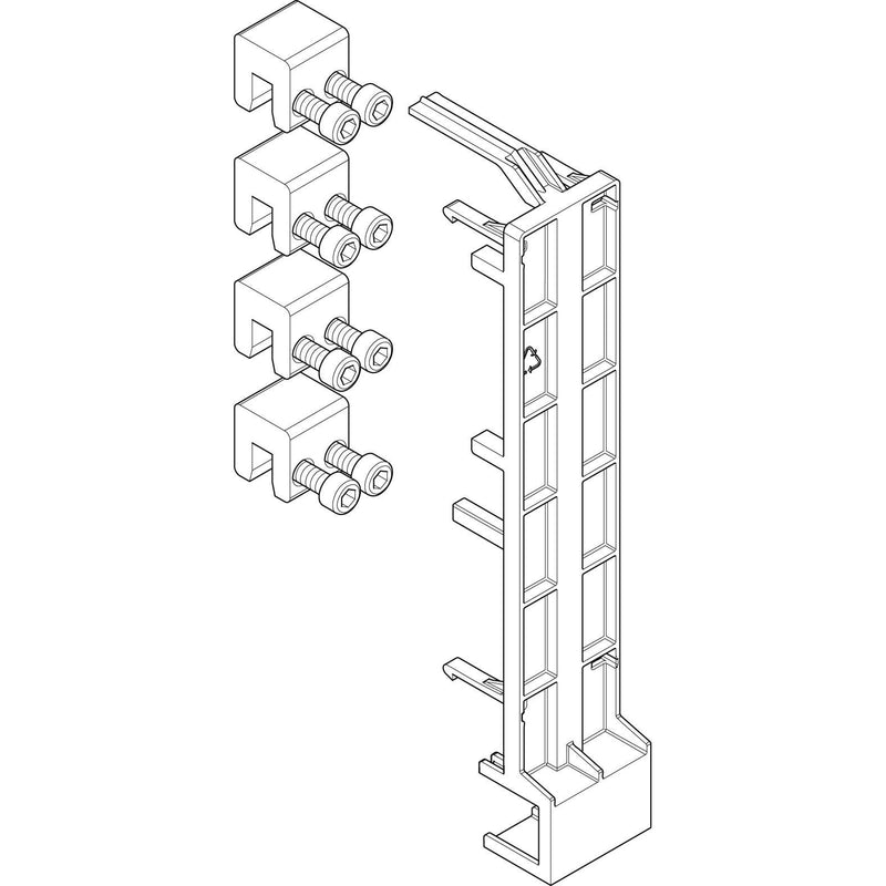 ABN - Anschlussschrank-Verbindungsset Sammelsch.-verb.-satz GSV40N Feld/Feld 250A 4pol