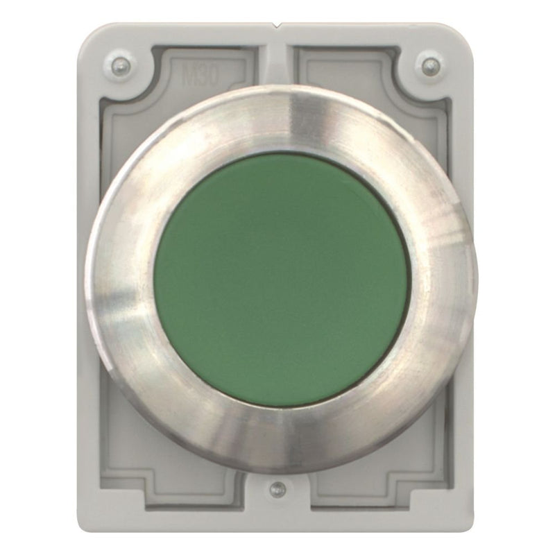 Eaton - Frontelement für Drucktaster Drucktaste RMQ-Titan M30I-FDR-G flach rastend grün