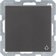 Berker - Steckdose anth/sa 6768776086 Schutzk./Klappdeckel
