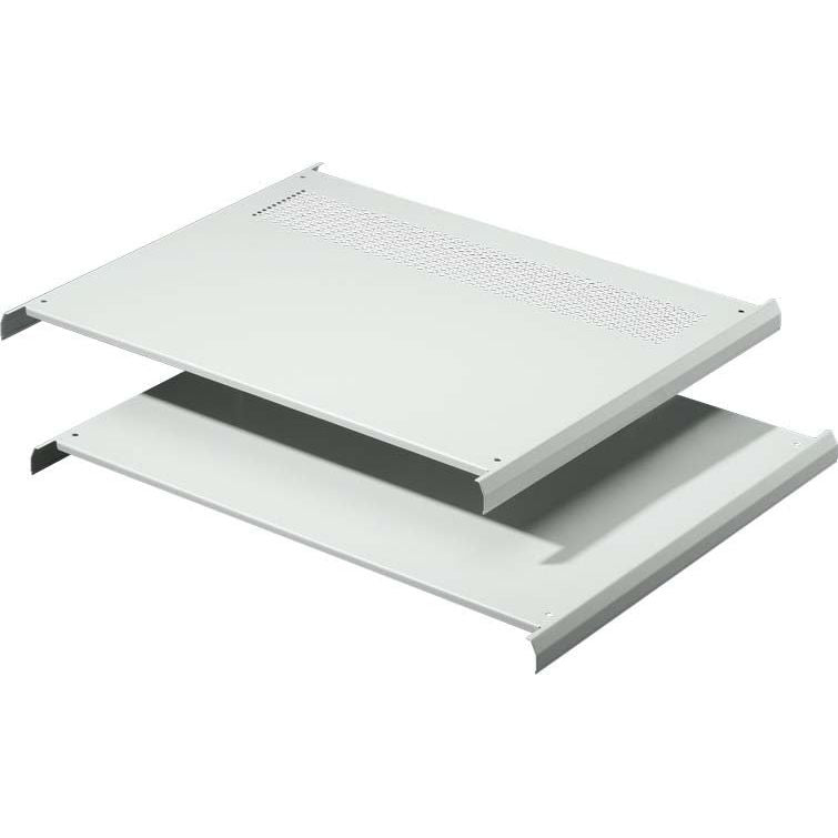 Heitec - Dach-/Bodenelement (Gehäuse/Schaltschrank) Deckblech VM unbelüftet 3982.910 84TE/305mm
