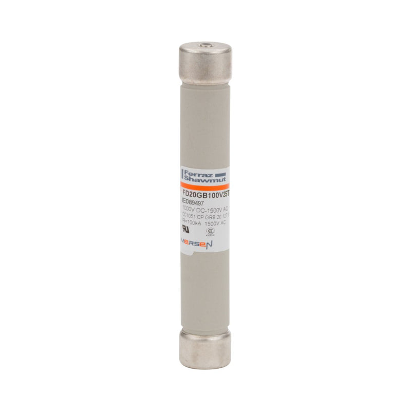 Mersen - Zylindrische Sicherung Sicherungseinsatz zylindr. FD20GB150V5 gR 20x127 5A − 10 Stück