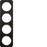 Berker - Abdeckrahmen Rahmen 4-fach 10142359 Eichenholz/plw glanz
