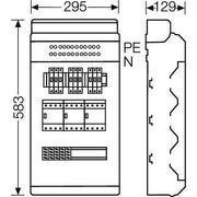 Hensel - Verteilerschrank für Energieversorgung Ladeverteiler KV EV 11kW 3100 f.3 Ladep. a 11kW