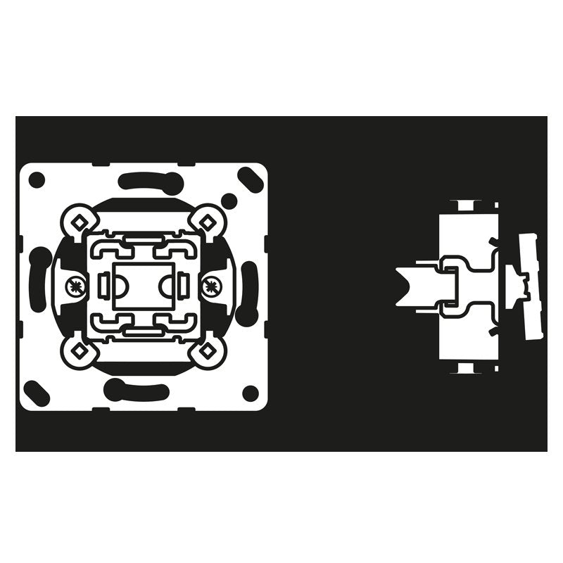 Jung - Installationsschalter Wippschalter 502 U Aus 2-pol