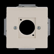 Busch-Jaeger - Einsatz/Abdeckung für Kommunikationstechnik XLR-Zentralscheibe 2553-82 elfenbeinweiß