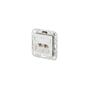 Metz Connect - Kommunikationsanschlussdose Kupfer Anschlussdose C6Amodul Upk 130B12D21102-E 2Port 270 Upk,rws − 10 Stück