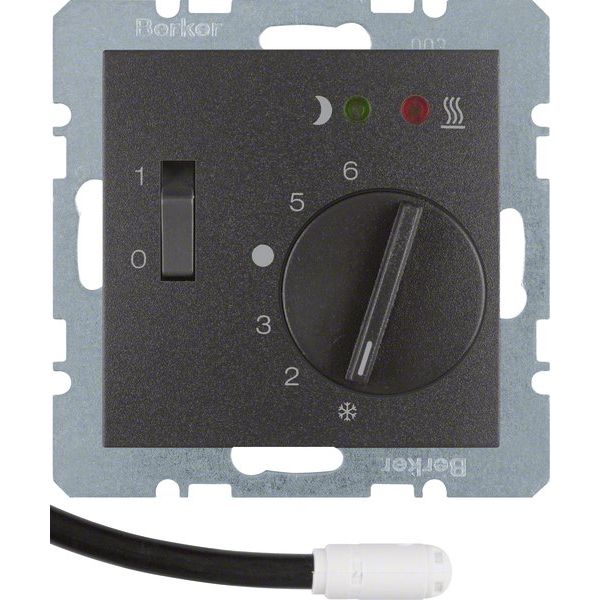 Berker - Raumthermostat Fußbodentemperaturregler 20341606 mit Schließer
