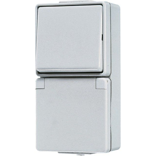 Jung - Schalter-/Steckdosenkombination SCHUKO-Steckdose 676 W 16A 250V