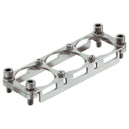 Harting - Befestigungselement für Industriesteckverbinder Halterahmen Buchseneinsatz 09110009974 3x Han HC Modular650