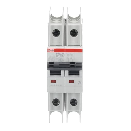 ABB Stotz S&J - Leitungsschutzschalter Sicherungsautomat SU202M-C1,6 10kA, 1,6A, 2P