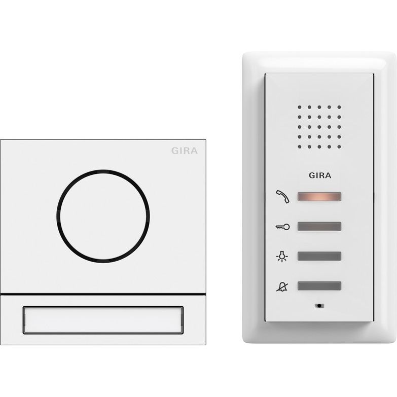 Gira - Türsprech-Set EFH-Paket Audio 2406902 verkehrs-ws/lack