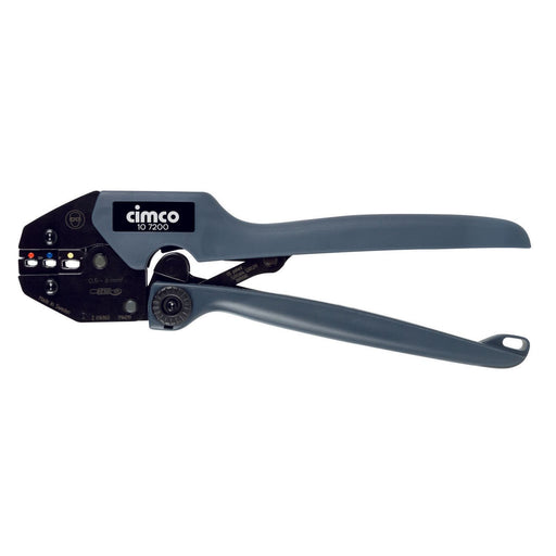 Cimco Werkzeuge - Presswerkzeug Kabelschuhe/Verbinder, Aderendhülsen, Schirmanschluss Crimpzange 107200 POWER-CRIMP iso