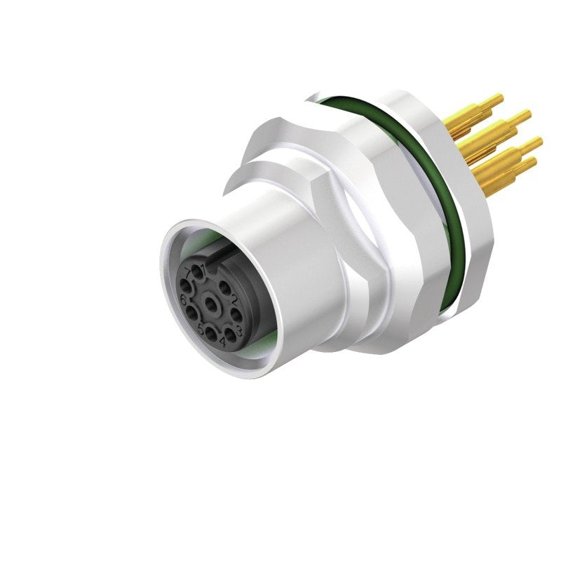 Weidmüller - Rundsteckverbinder, Einbau (PCB) Stecker SAIEM12B5H12TLM16 M12 − 10 Stück