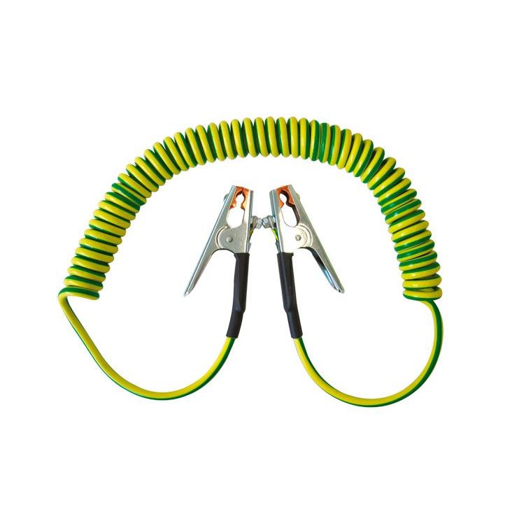 Gifas Electric - Netzanschlussleitung Erdungs-Spiralkabel 41100POTIFLEX/2xEZ 1x10qmm grün-gelb