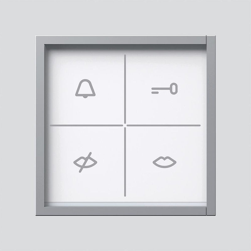 Siedle&Söhne - Funktionsmodul für Türkommunikation Zustandsanzeige-Modul ZAM 600-01 SM Silber-Metallic