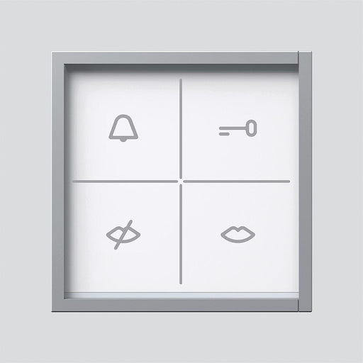 Siedle&Söhne - Funktionsmodul für Türkommunikation Zustandsanzeige-Modul ZAM 600-01 SM Silber-Metallic