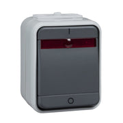 Elso - Installationsschalter Kontroll-Ausschalter AP ELG441219 2pol,bel,lgrau/dgrau