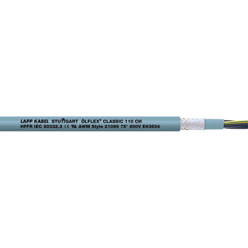 Lapp Kabel&Leitung - Energiekabel < 1 kV, für ortsveränderlichen Einsatz ÖLFLEX CLASSIC 110 CH 7G1 10035061/500 − 500 Meter