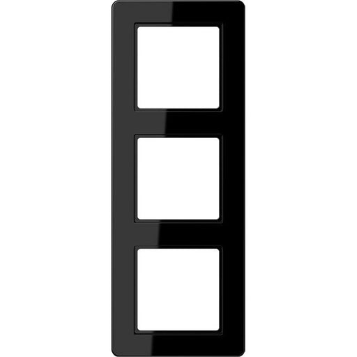 Jung - Abdeckrahmen Rahmen 3-fach AF 583 BF SW waage/senkrecht