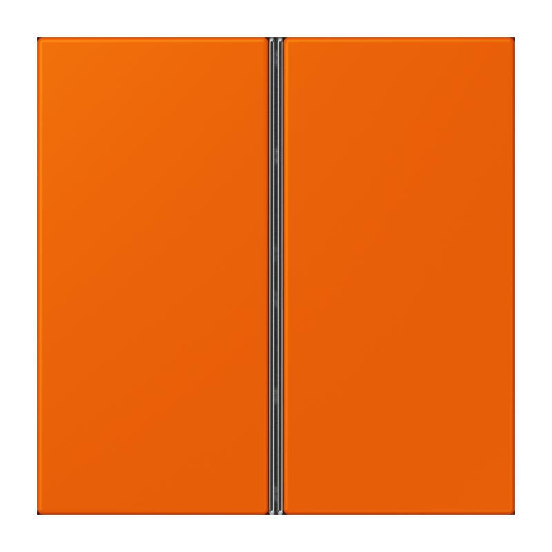 Jung - Abdeckung/Bedienelement für Installationsschalterprogramme Tastensatz 2fach LC 402 TSA 224 orange