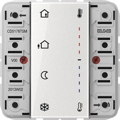 Jung - Bussystem-Raumtemperaturregler KNX Stetigregler-Modul CD 5178 TSM 2fach − 1 Stück