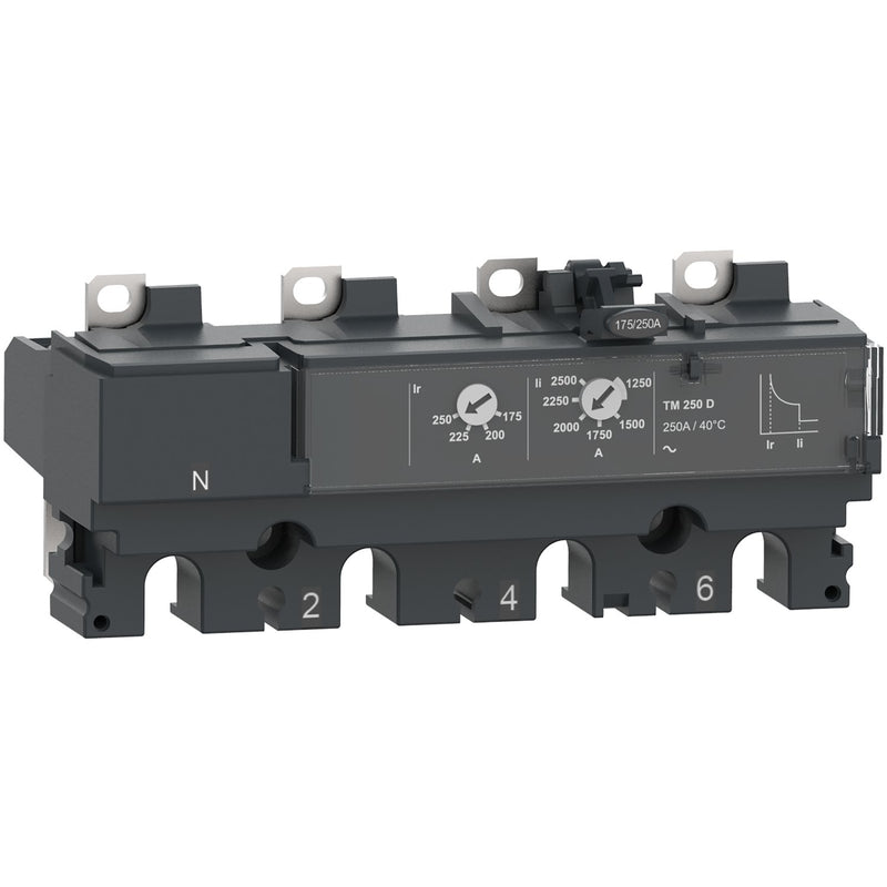 Schneider Electric - Auslöseblock für Leistungsschalter Auslösegerät thermomagneti C104TM016 sch TM16D 16A 4P4D