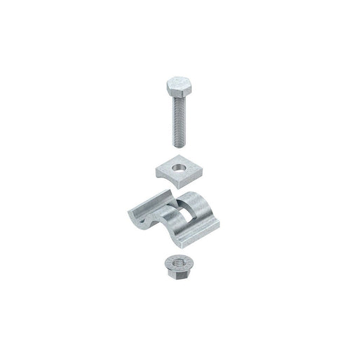 Niedax - Befestigungselement für Stiel/Profilschiene Spannklaue SPKM 25 F (1Paar) − 1 Packung