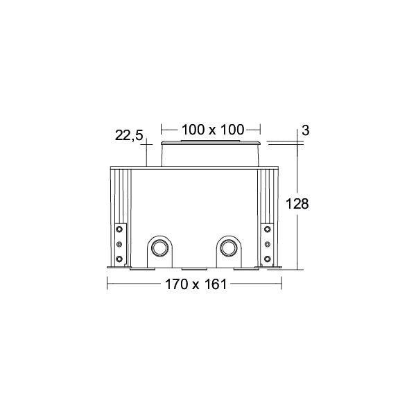 Brumberg Leuchten - Bodeneinbauleuchte LED-Bodeneinbauleuchte 14674223 3000K, edelstahl