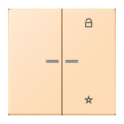 Jung - Bedienelement intelligent eNet Taster Universal 1f. FM LC 1701 223 ocre (32060)