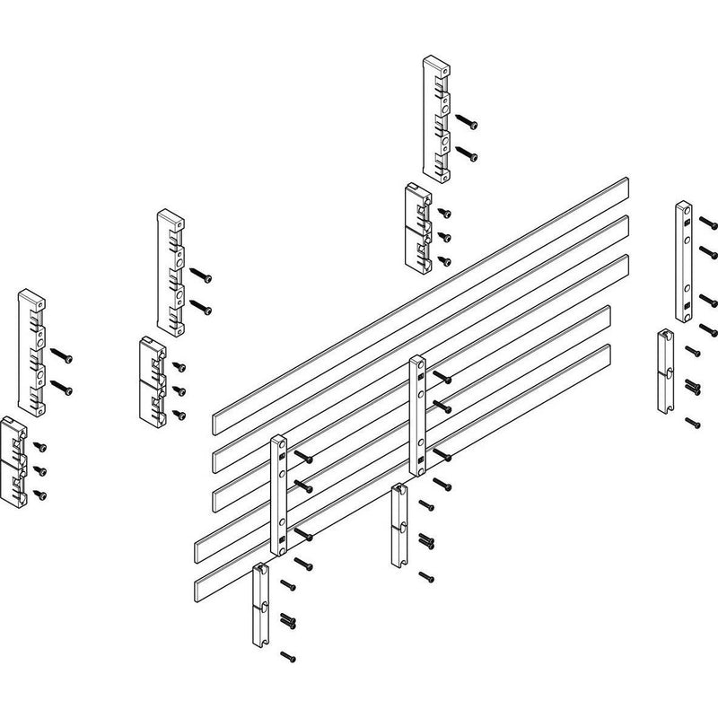 ABN - Verteilerfeld für Installationsverteiler Sammelschienen-Modul MFSC33645 flach 3FB/3RE