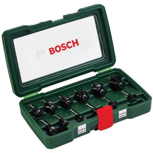 Bosch Power Tools - Werkzeugset 12-teiliges HM-Fräser-Set 2607019465 (1/4 − 1 Stück by Bosch Power Tools
