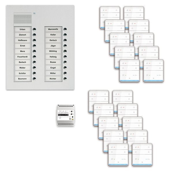 TCS Tür Control - Türsprech-Set pre:pack Audio UP 20WE PPUF20/2-EN/01 m.Außenstation PUK