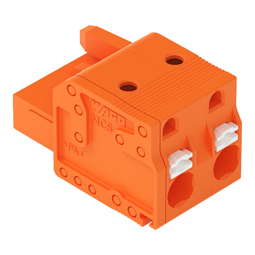 WAGO - Kabelsteckverbinder für Leiterplattensteckverbinder 1-Leiter-Federleiste 2231-702/026-000 Push-inCAGECLAMP,or − 100 Stück