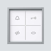 Siedle&Söhne - Funktionsmodul für Türkommunikation Zustandsanzeige-Modul ZAM 600-01 SM Silber-Metallic