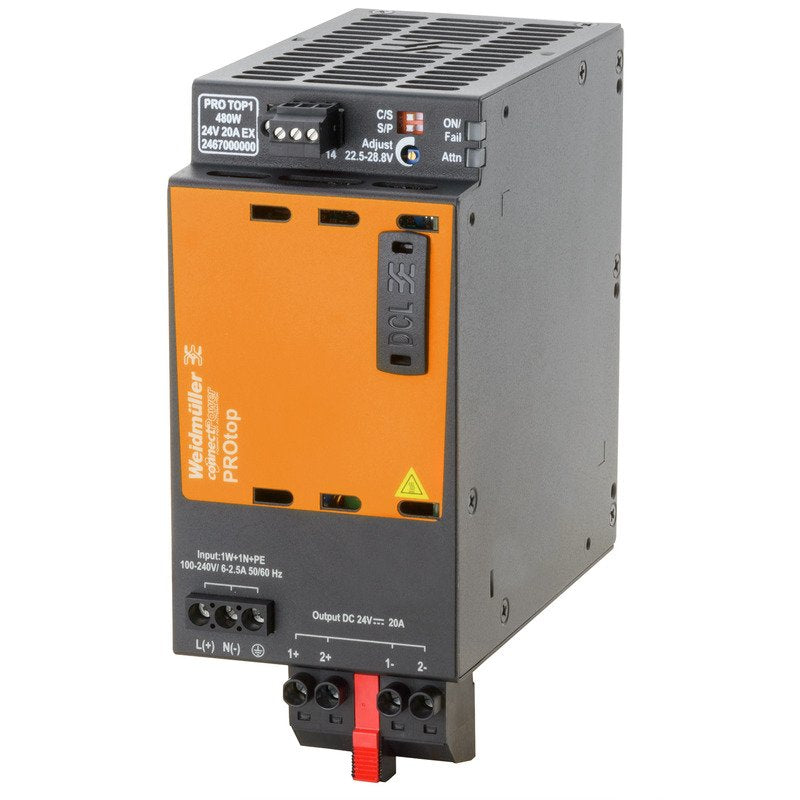 Weidmüller - Gleichstromversorgung PROTOP1480W24V20AEX 480W