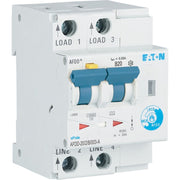 Eaton - Kombination FI-Schalter/Leitungsschutzschalter mit Zusatzeinrichtung Brandschutzschalter AFDD-20/2/B/003-A B, 20 A, Typ A