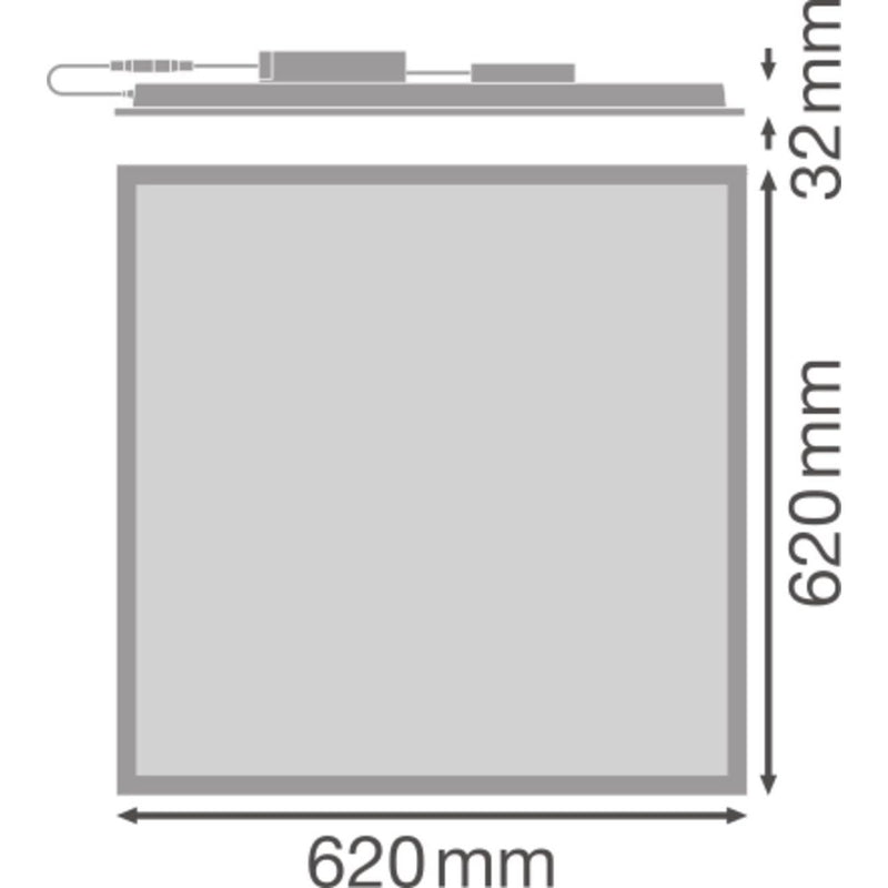 Ledvance - Decken-/Wandleuchte LED-Panel M625 PLCMFT625P28830U19PS 830, ML