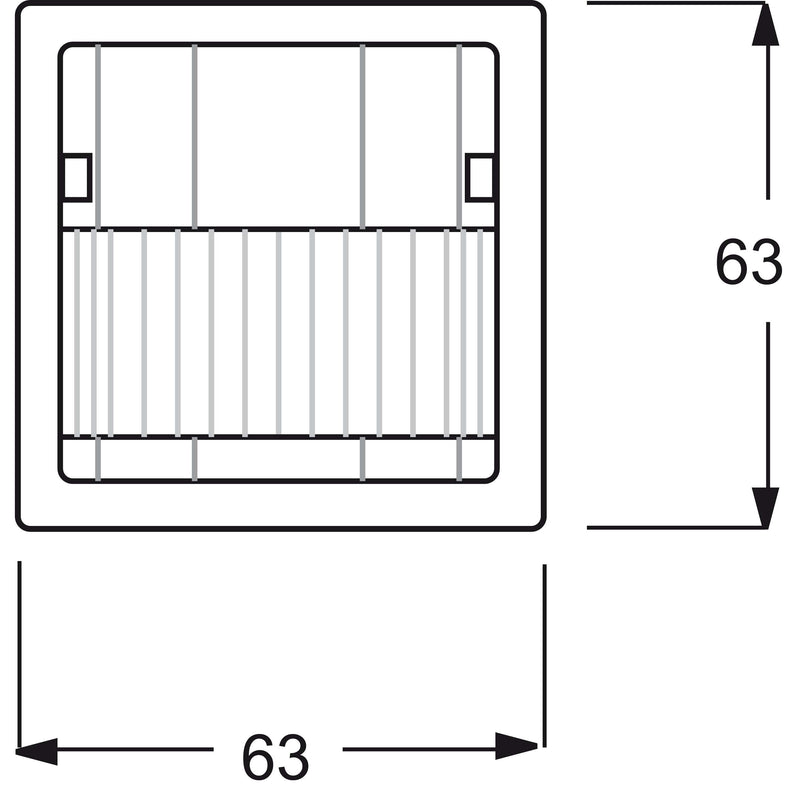 Busch-Jaeger - Bussystem-Bewegungsmelder KNX-Bewegungsmelder-Sensor 6122/02-803-500 graumetallic