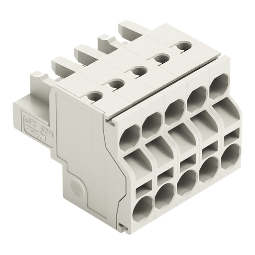 WAGO - Kabelsteckverbinder für Leiterplattensteckverbinder 2-Leiter-Federleiste 721-2105/026-000 CAGECLAMP,2,5mm²,lgr − 50 Stück