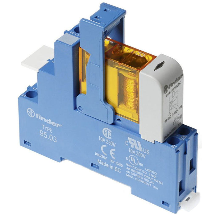 Finder - Schaltrelais Koppelrelais 48.31.8.024.0060 1W, 10A  − 10 Stück
