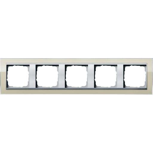 Gira - Abdeckrahmen 5fach 0215776 klar sand