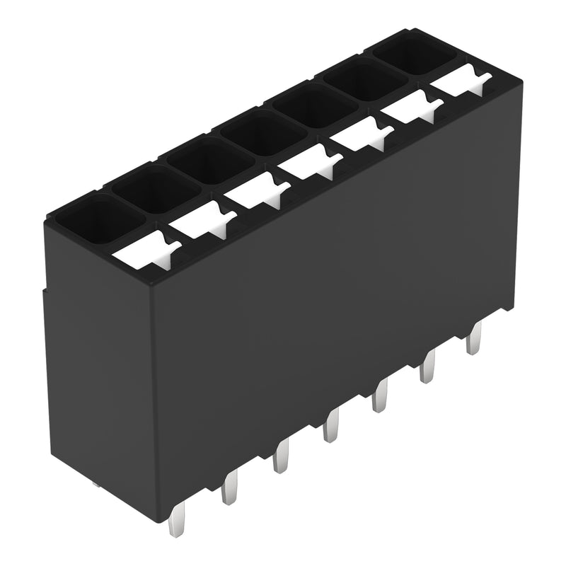 WAGO - Leiterplattenklemme THR-Leiterplattenklemme 2086-1107/300-000 Drücker,1,5mm²,sw − 132 Stück