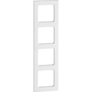 Peha - Abdeckrahmen Rahmen 4-fach anth lack D 20.574.64 T waage/senkrecht
