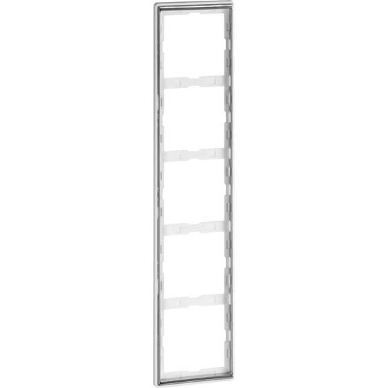 Peha - Abdeckrahmen Rahmen 5-fach rws/chr D 95.575.02.60 waage/senkrecht