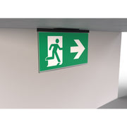 RP-Technik - Sicherheitsleuchte LED-Rettungszeichenleuchte AGC403WL-AZ EB3h, Wirel., anthr