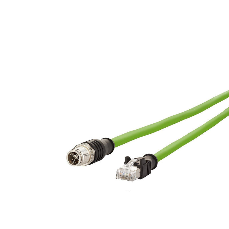 Metz Connect - Patchkabel Kupfer Industrie Verbindungsleitung M12 142M2X15300 30m 8pol. X-kodiert − 4 Stück
