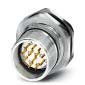 Phoenix Contact - Rundsteckverbinder, feldkonfektionierbar (Industriesteckverbinder) Gerätesteckverbinder CA-12P1N8AHZ00 Hinterwand