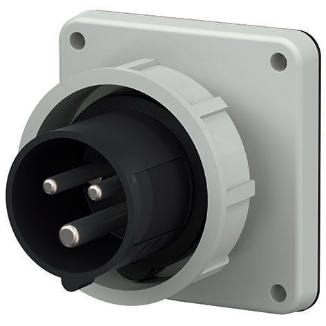 Mennekes - CEE-Gerätestecker (IEC 60309) Anbaustecker 833 32A,4p,7h,500V,IP67 − 10 Stück