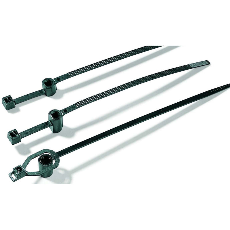 HellermannTyton - Kabelbinder Befestigungsbinder RT50RS5-N66-BK-C1 − 100 Stück