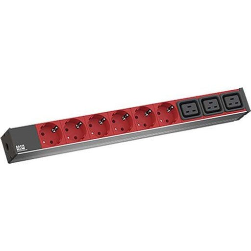 Bachmann - Power distribution unit (PDU) Steckdosenleiste 800.2333 6xSchutzk.rot